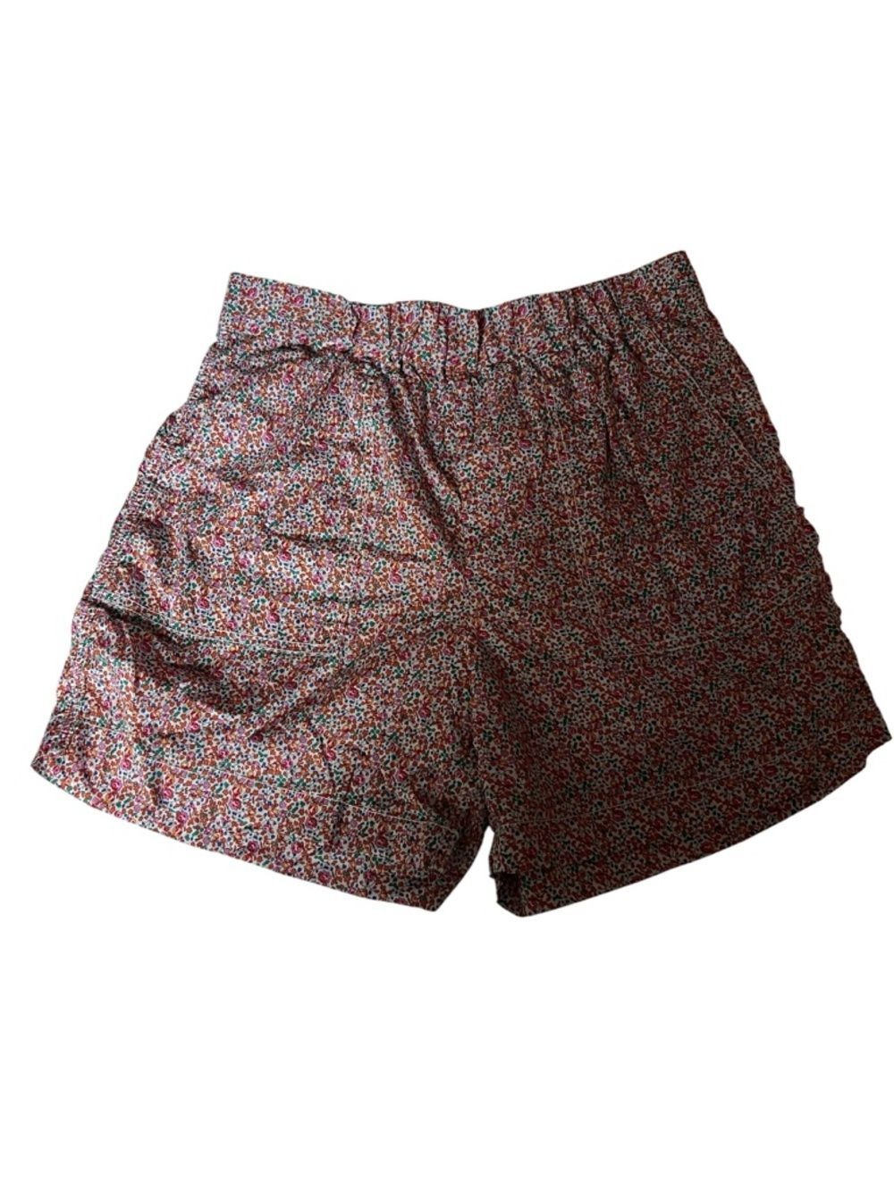 J. Crew Floral Print Multicolor Elastic Waist Shorts